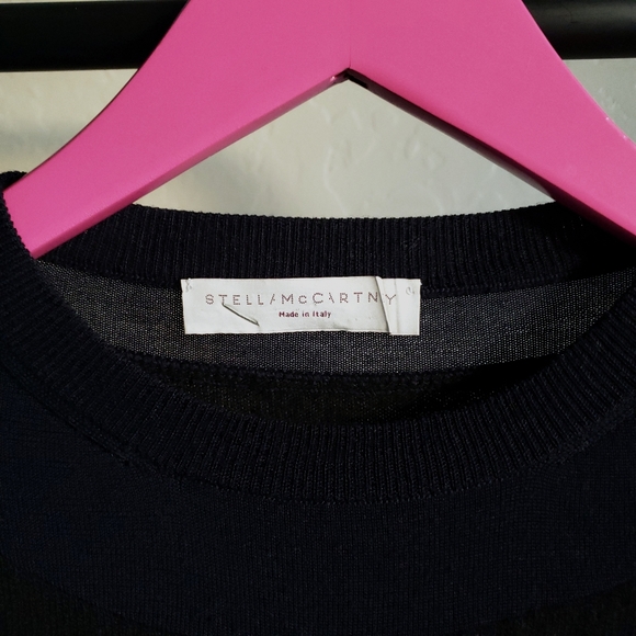 Stella McCartney Dress Cashmere Wool Illusion Mini - Picture 3 of 6